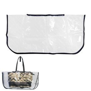 2326 2025 Handbag Raincoat Transparent PVC Handbag Rain Cover For Outdoor